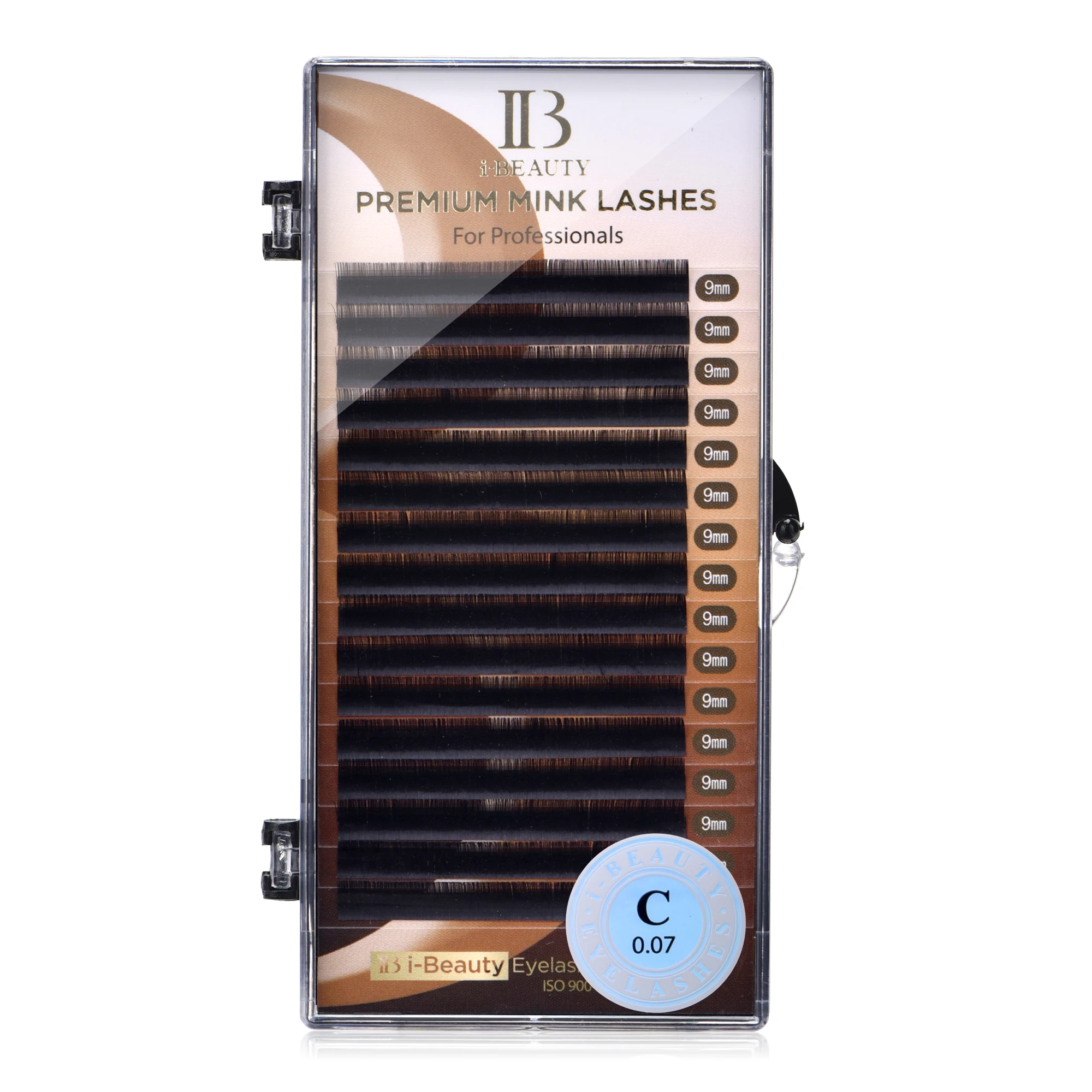 I Beauty Eyelash Extension Premium Real Mink Eyelashes CC SS D Curl Ibeauty Volume Lash Original IB Lash Korea 7-16mm New