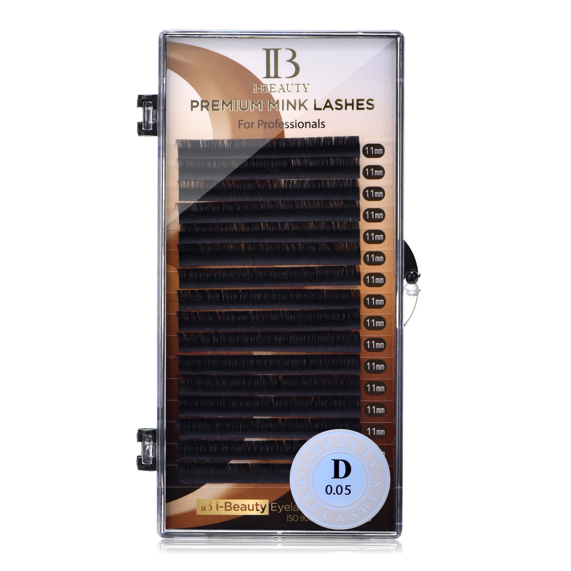 I Beauty Eyelash Extension Premium Real Mink Eyelashes CC SS D Curl Ibeauty Volume Lash Original IB Lash Korea 7-16mm New