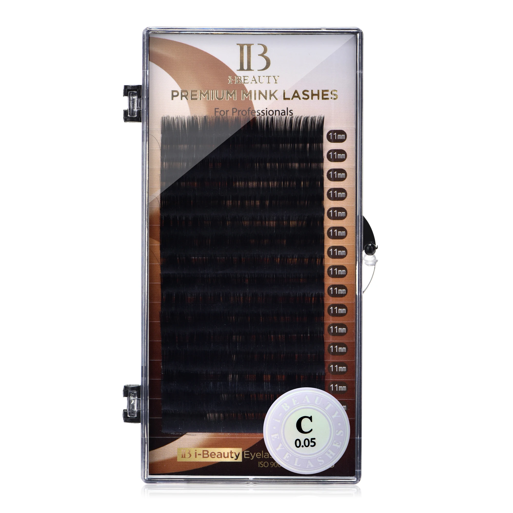 I Beauty Eyelash Extension Premium Real Mink Eyelashes CC SS D Curl Ibeauty Volume Lash Original IB Lash Korea 7-16mm New