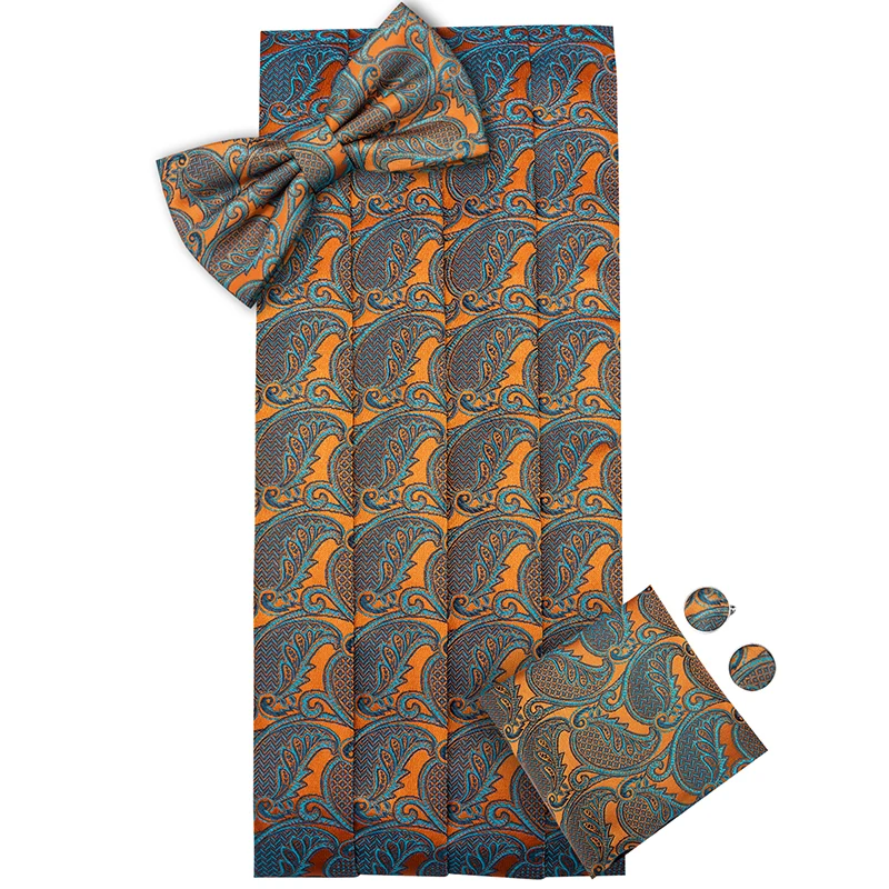 Hi-Tie Vintage Cummerbunds Belt for Men Suit Tuxedo Fashion Floral Paisley Gentleman Trouser Elastic Silk Belt Top Quality