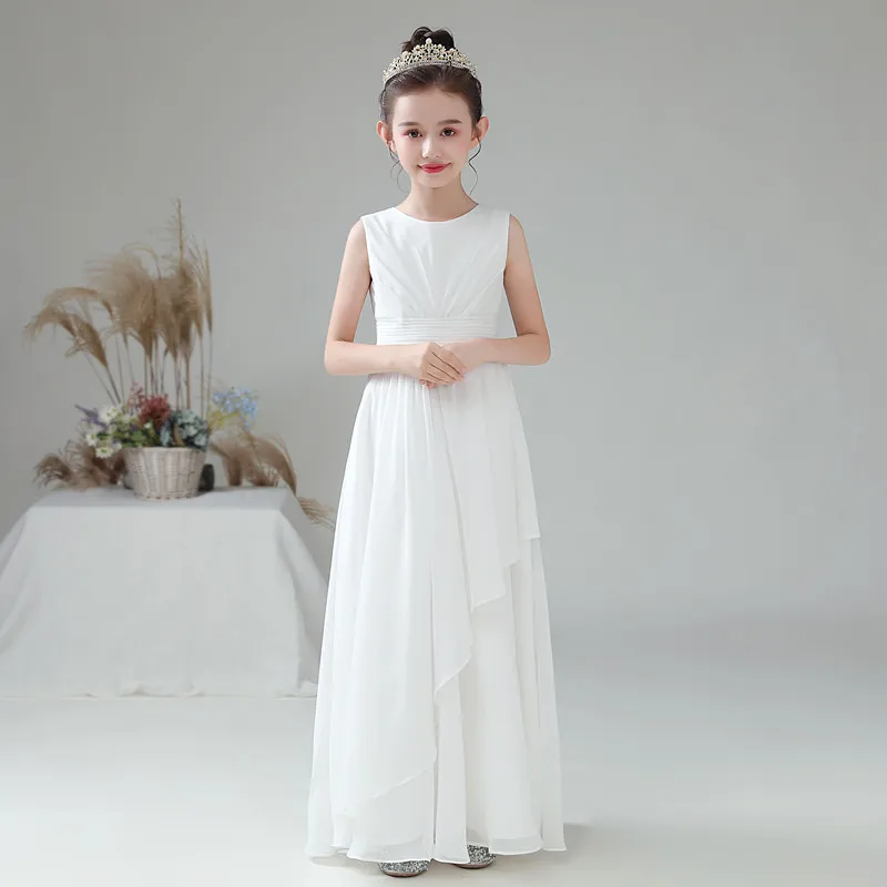 Dideyttawl Customized Chiffon Flower Girl Dress For Wedding Party First Communion 2025 Little Bride Gowns Junior Bridesmaid