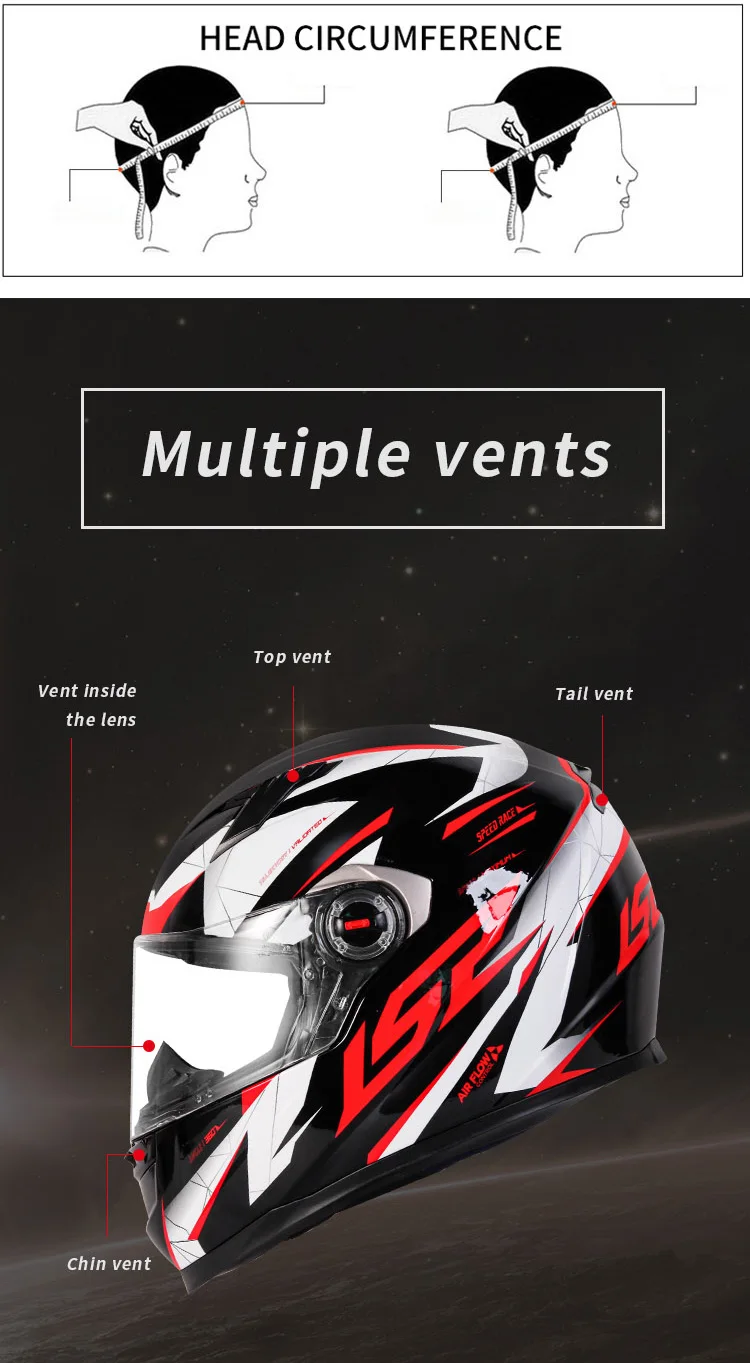LS2 Clown Full Face Motorcycle Helmet LS2 FF358 Motocross Racing Man Woman Casco Moto Casque ECE Approved