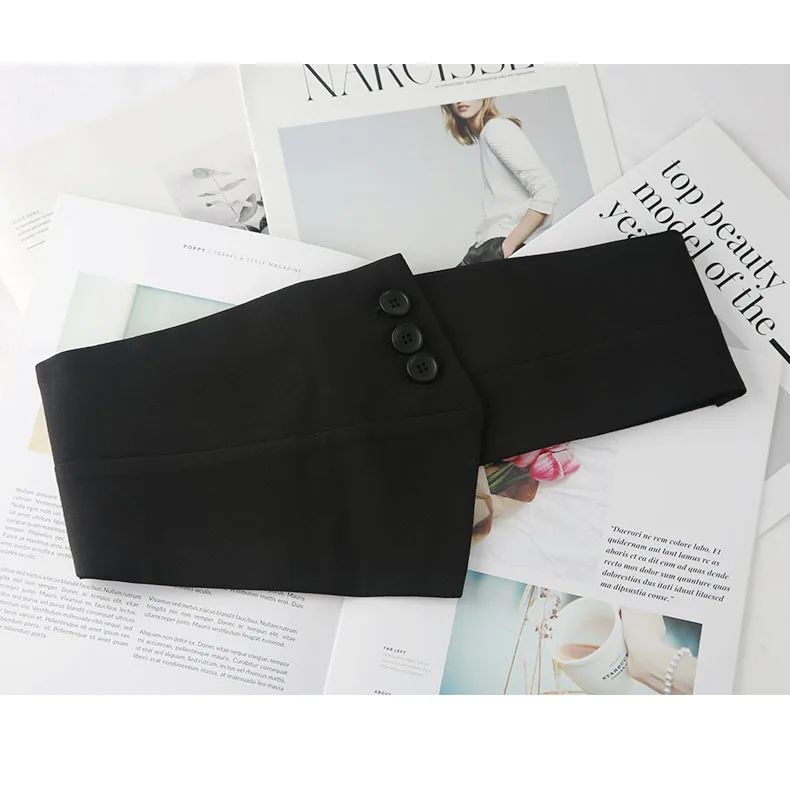 1Pcs 23*68cm Fashion Women's Decorative Corset Wide Waist Belt for Shirt Dress Cummerbund Luxury Designer Waistband Accessory