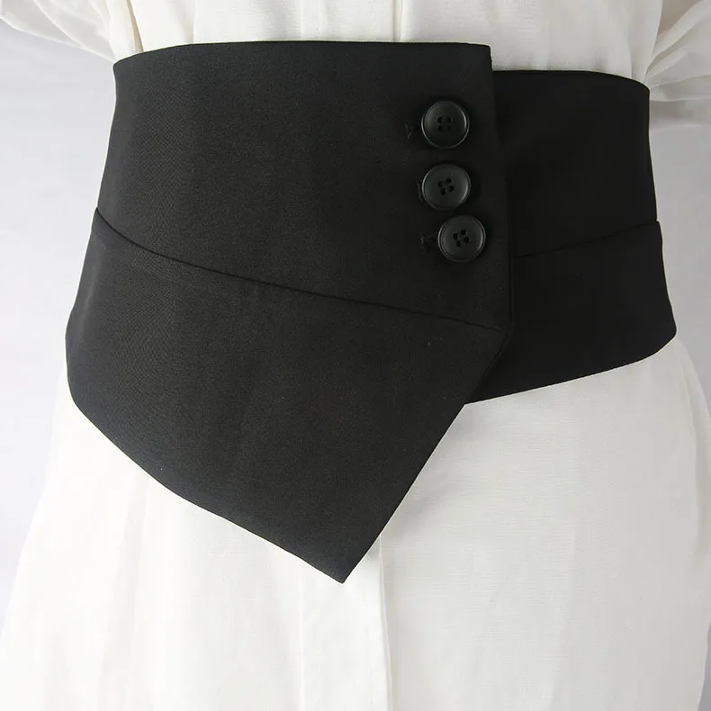 1Pcs 23*68cm Fashion Women's Decorative Corset Wide Waist Belt for Shirt Dress Cummerbund Luxury Designer Waistband Accessory