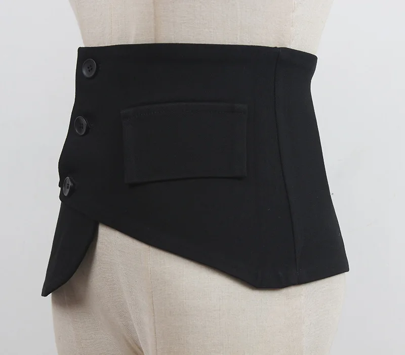 1Pcs 23*68cm Fashion Women's Decorative Corset Wide Waist Belt for Shirt Dress Cummerbund Luxury Designer Waistband Accessory