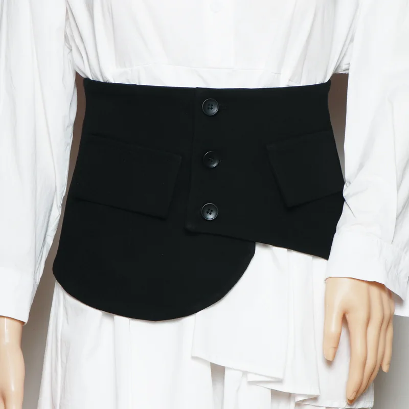 1Pcs 23*68cm Fashion Women's Decorative Corset Wide Waist Belt for Shirt Dress Cummerbund Luxury Designer Waistband Accessory