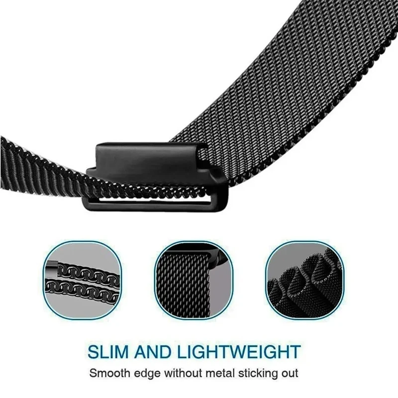 18mm 22mm 20mm Watch Band For Samsung Galaxy Watch 7/6/5/4/3 S3 Active2 Huawei Watch GT 7 Pro GT6 GT5 GT4 3 Stainless Steel Band