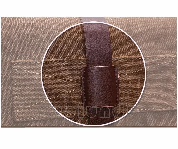 Men Business Messenger Bags For Men Shoulder Bag Vintage Canvas Crossbody Pack Retro Casual Office Travel Bag