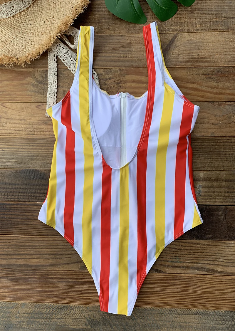 Front Zip Up Backless One Piece Swimsuit 2023 Beach Monokini Swimwear One-piece Swimming Suit for Women Summer Trend Beachwear