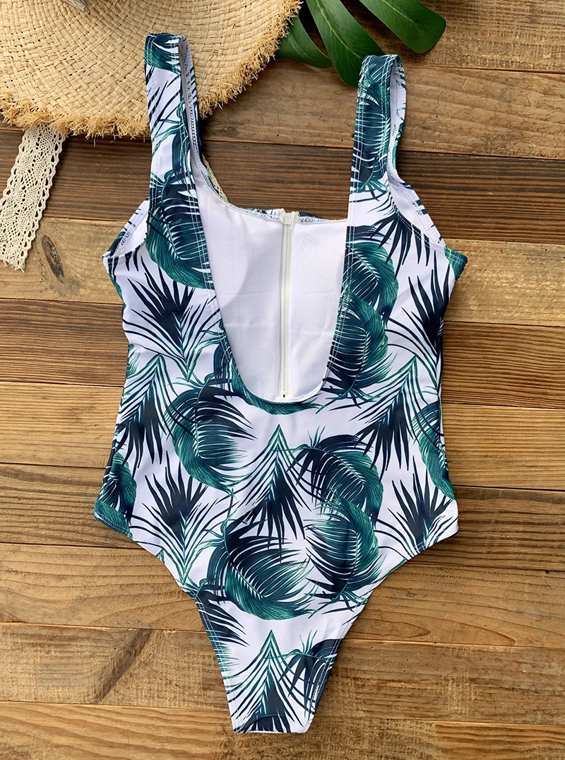 Front Zip Up Backless One Piece Swimsuit 2023 Beach Monokini Swimwear One-piece Swimming Suit for Women Summer Trend Beachwear