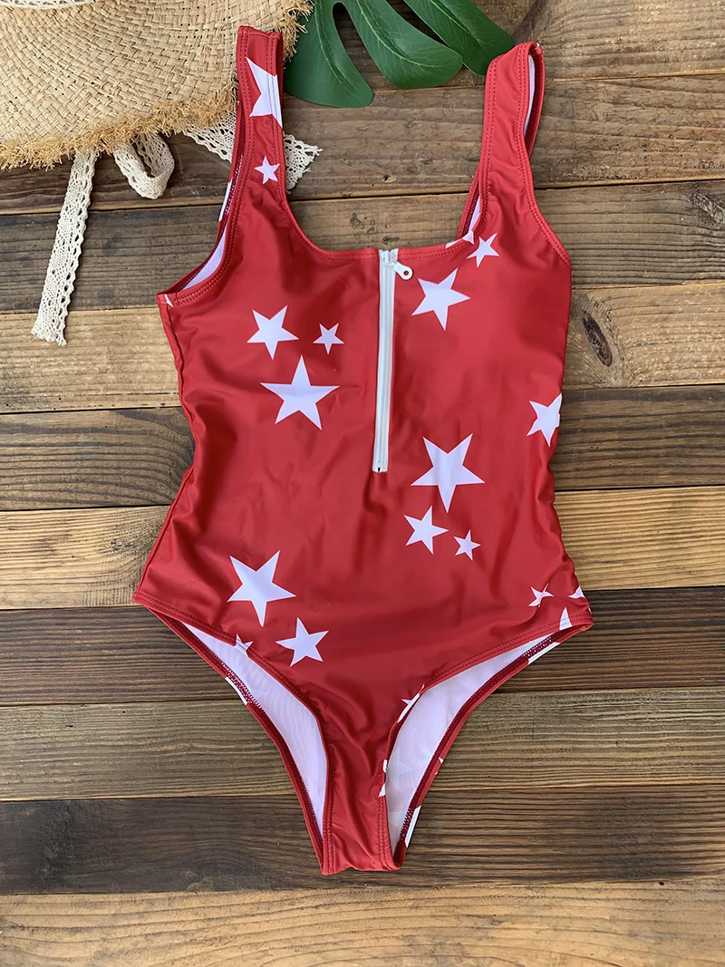 Front Zip Up Backless One Piece Swimsuit 2023 Beach Monokini Swimwear One-piece Swimming Suit for Women Summer Trend Beachwear