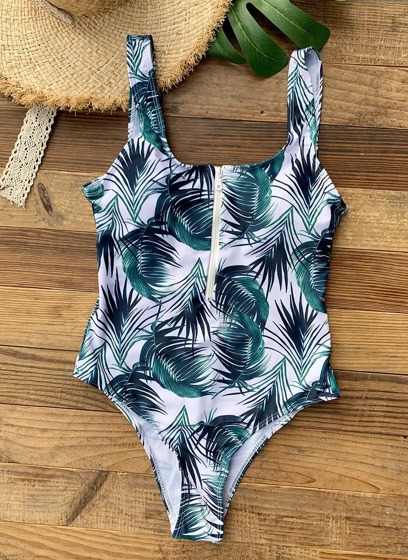 Front Zip Up Backless One Piece Swimsuit 2023 Beach Monokini Swimwear One-piece Swimming Suit for Women Summer Trend Beachwear