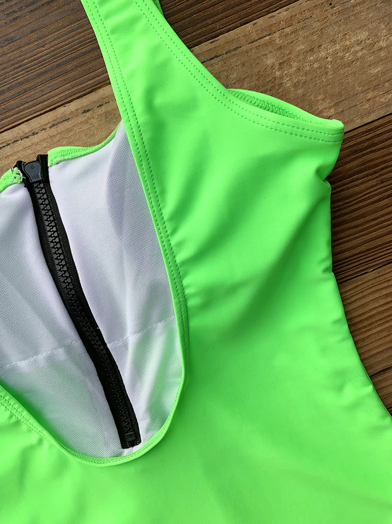 Front Zip Up Backless One Piece Swimsuit 2023 Beach Monokini Swimwear One-piece Swimming Suit for Women Summer Trend Beachwear