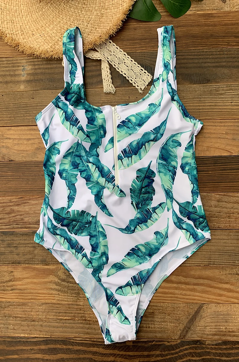 Front Zip Up Backless One Piece Swimsuit 2023 Beach Monokini Swimwear One-piece Swimming Suit for Women Summer Trend Beachwear