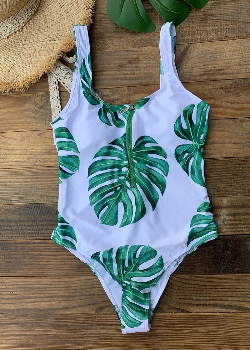 Front Zip Up Backless One Piece Swimsuit 2023 Beach Monokini Swimwear One-piece Swimming Suit for Women Summer Trend Beachwear