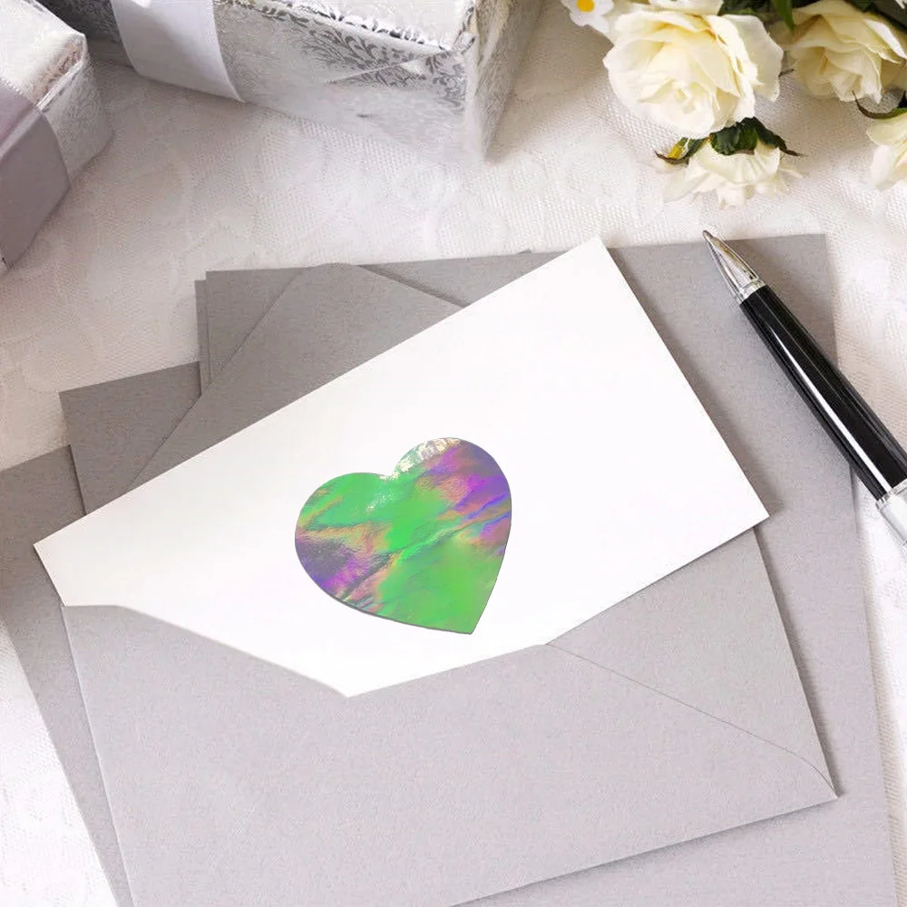 50-500Pcs Black Paper Stickers Round Blank Handmade Sticker Adhesive DIY Labels Gift Package Envelope Sealing Sticker Stationery