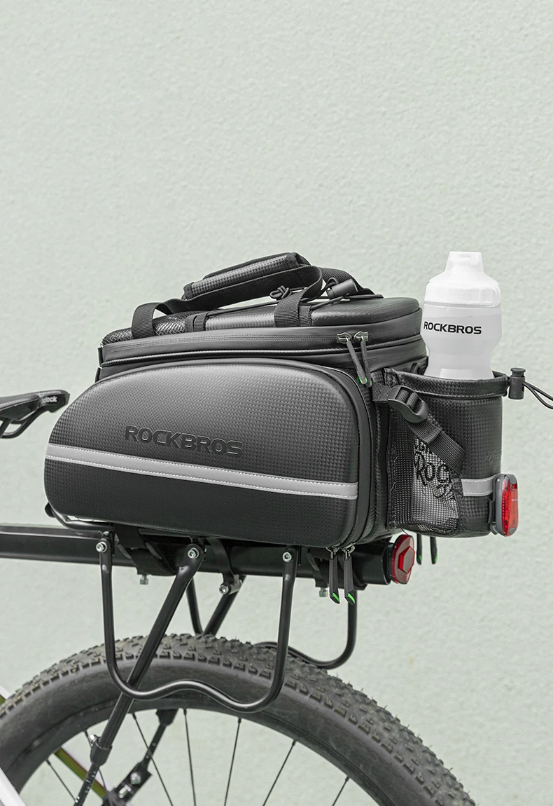 ROCKBROS Bicycle Carrier Bag MTB Bike Bag Trunk Pannier Cycling Large Capacity Travel Bag Package Bags Bicycle Rear Carrier Bags