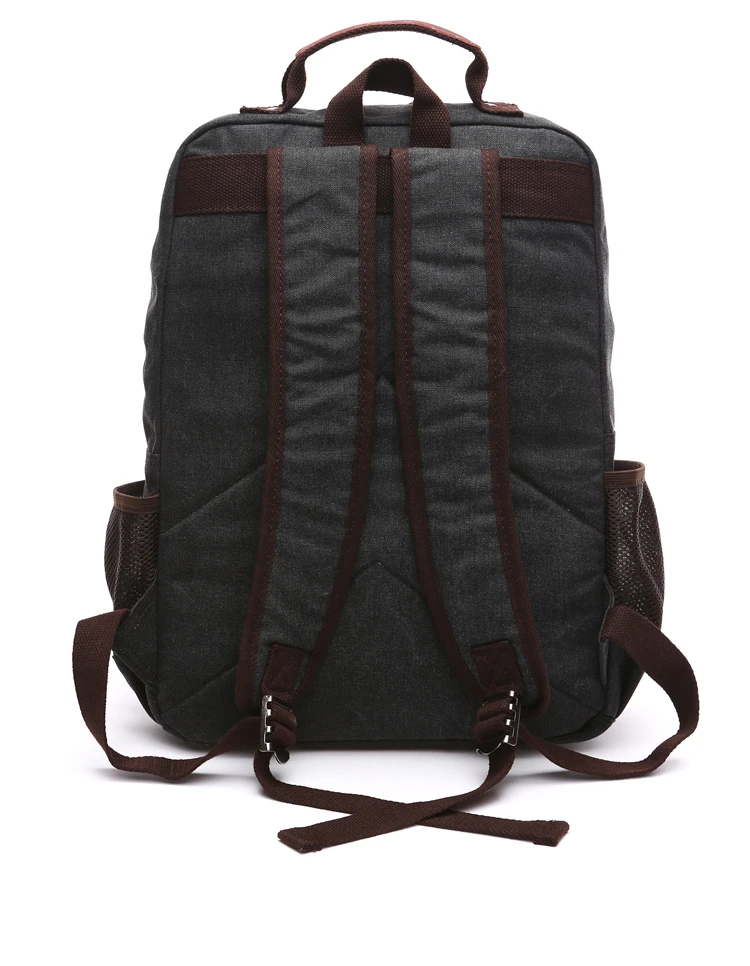 Men Laptop Backpack Rucksack Canvas School Bag Travel Backpacks for Teenage Male Bagpack Computer Knapsack Bags Computer Bag