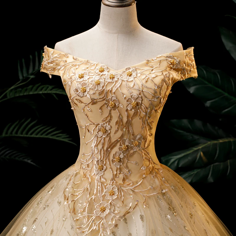 Glitter Party Dresses 15 Quinceanera Dress Classic Off Shoulder Ball Gown Vintage Lace Quinceanera Gown Customized Prom Dress