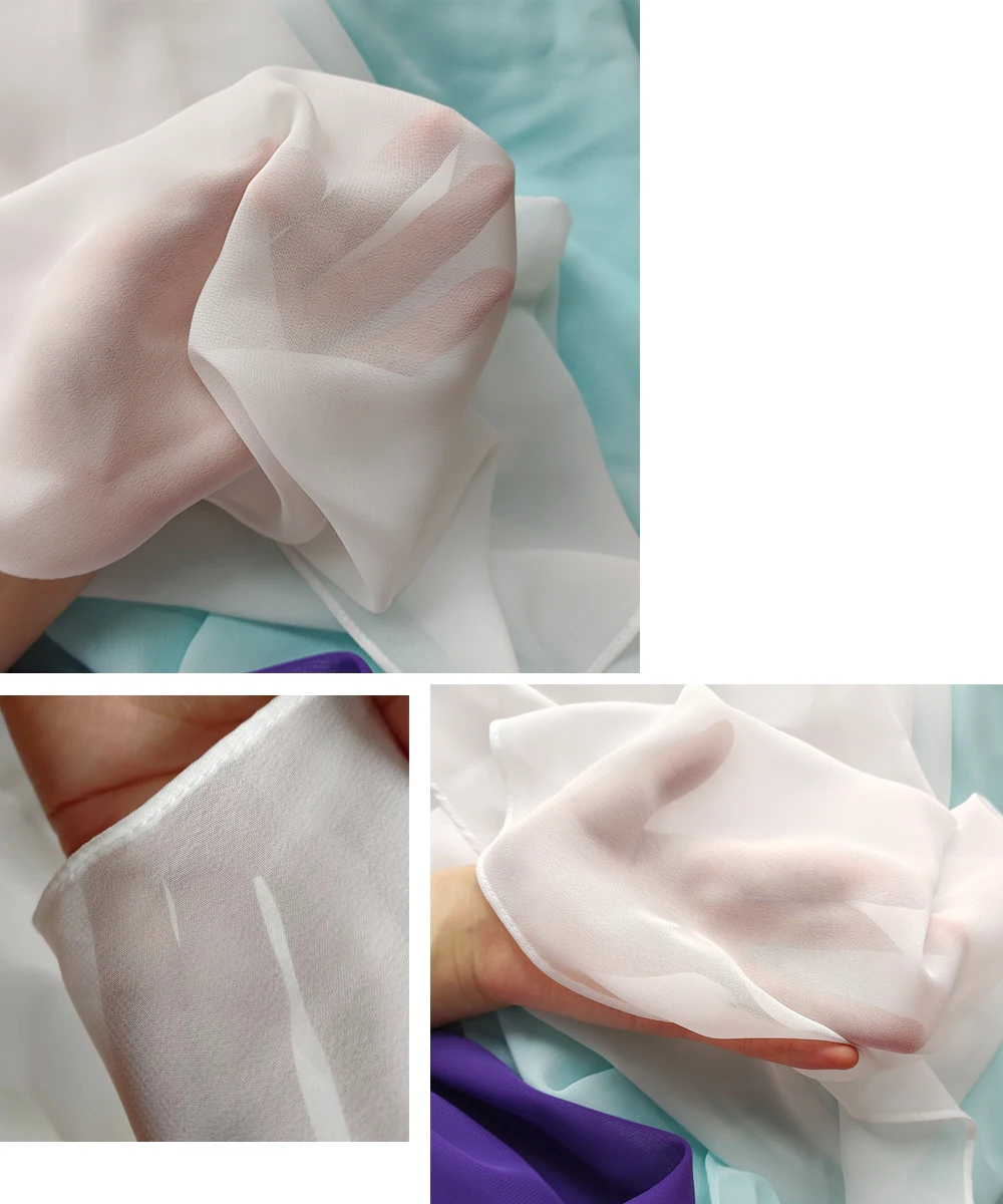 Women Wedding Bolero Soft Lightweight Chiffon Bridal Shawl High Low Formal Shrug Elegant Evening Capes for Lady with Button