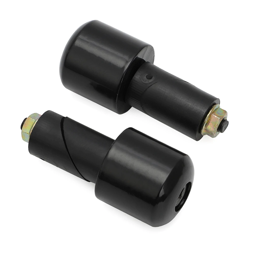 Universal 7/8" 22mm Handle Bar Ends Grips Heavy Weight Vibration Reducing Grip Plugs For Suzuki Honda Ducati Yamaha Kawasaki BMW