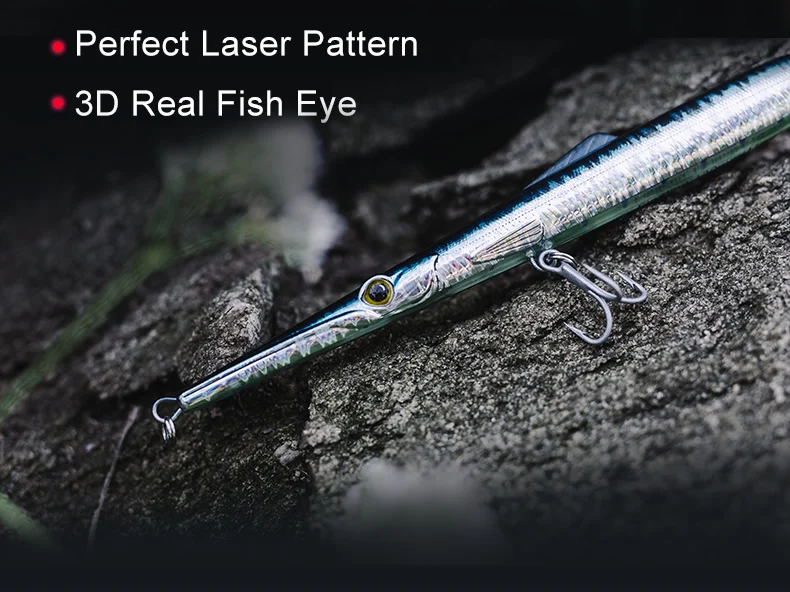 Kingdom Fishing Lures 11g 13g 30g 40g 205mm 130mm Long Casting Needle Pencil Artificial Stickbaits Sinking Floating Fishing Lure