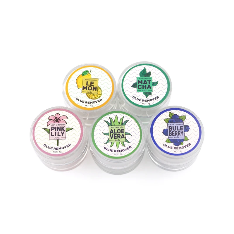 Fragrancy Smell Eyelash Glue Remover 5g Fruit Flavour Removal Cream Professional for Eyelash Extensions Makeup Tools