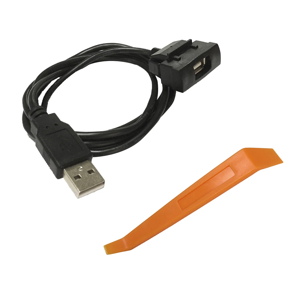 RCD510 RCD315 USB Socket Cable Adapter CD Changer Radio 4 Pin Plug Slot Button Interface For Skoda Octavia 2 For VW Jetta Golf 5