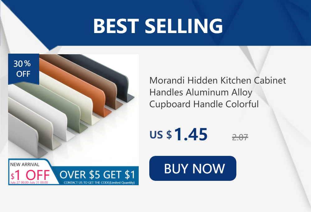 Gold Black Hidden Handles Long Kitchen Cabinet Pulls Drawer Knobs Aluminum Alloy Furniture Handles Cupboard Pulls Wardrobe Pulls