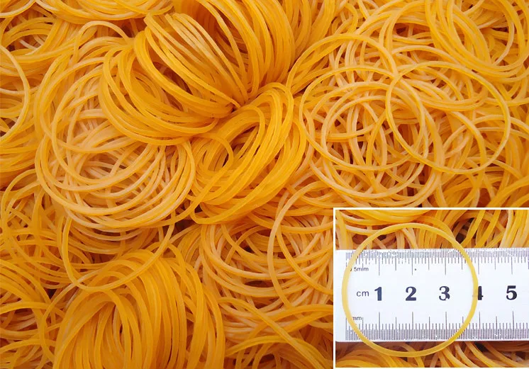 Elastic Rubber Bands Fasteners Elastic Bands Used for Office School Stationery Supplies Stretchable Sturdy Rubber Elastics Bands