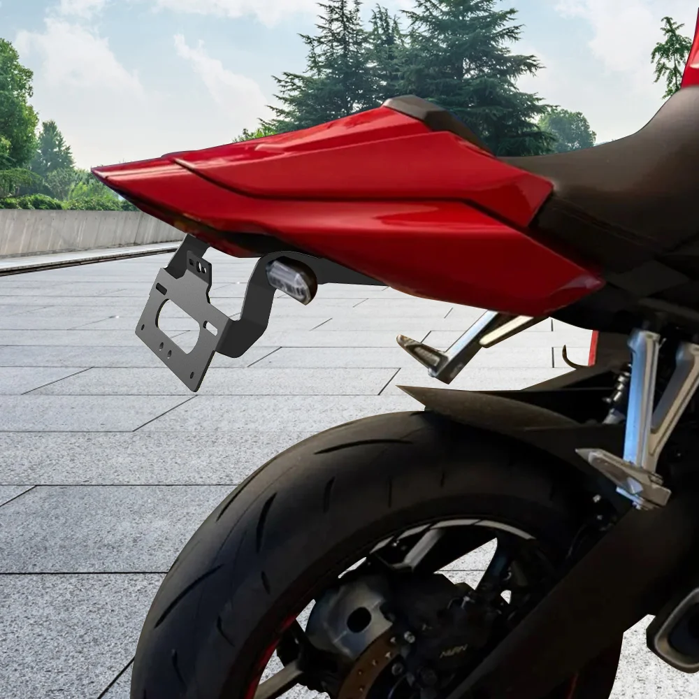 For Honda CBR650R CB650R 2021-2026 CB1000 Hornet 2025-2026 License Plate Holder Bracket Rear Tail Tidy Fender Eliminator Kit