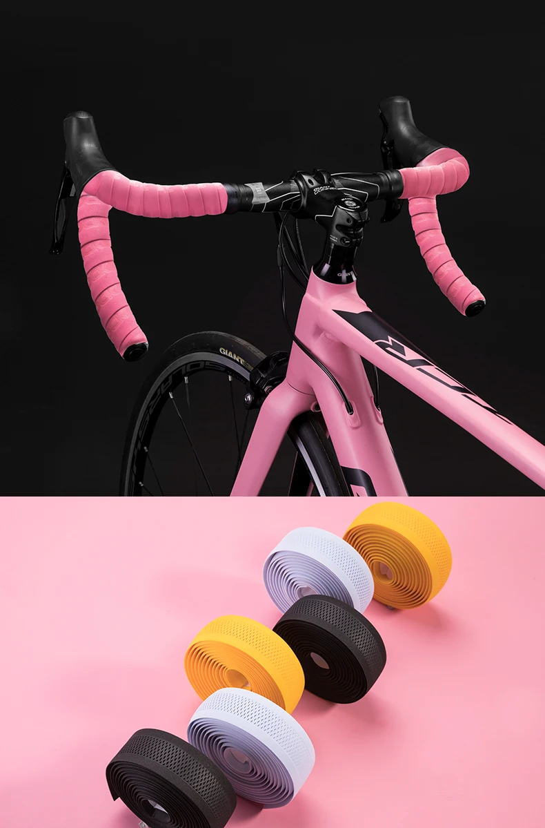 ROCKBROS Bicycle Handlebar Tape Non-Slip Shock Absorbing Belt Ultralight Wear-Resistant Cycling Strap MTB Road Bike Accessories