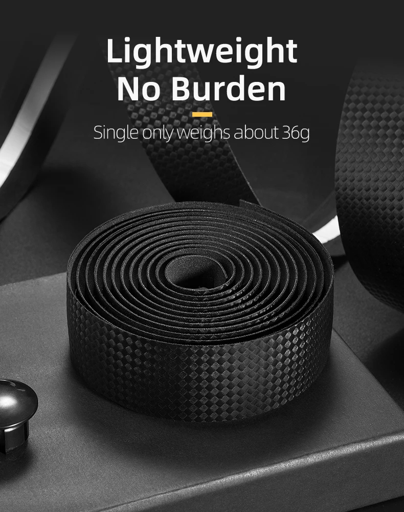 ROCKBROS Bicycle Handlebar Tape Non-Slip Shock Absorbing Belt Ultralight Wear-Resistant Cycling Strap MTB Road Bike Accessories
