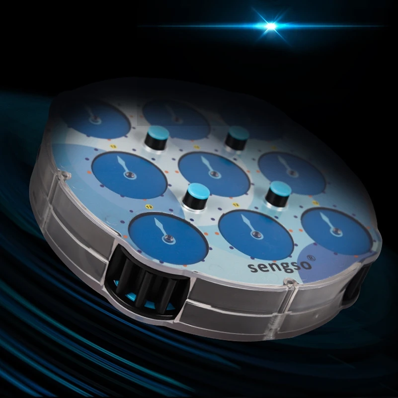 QiYi Speed cube Magic Clock Magnetic Clock Shengshou Magnetic Magic Clock Sengso Clock Profissional Magic Clock Cube toys