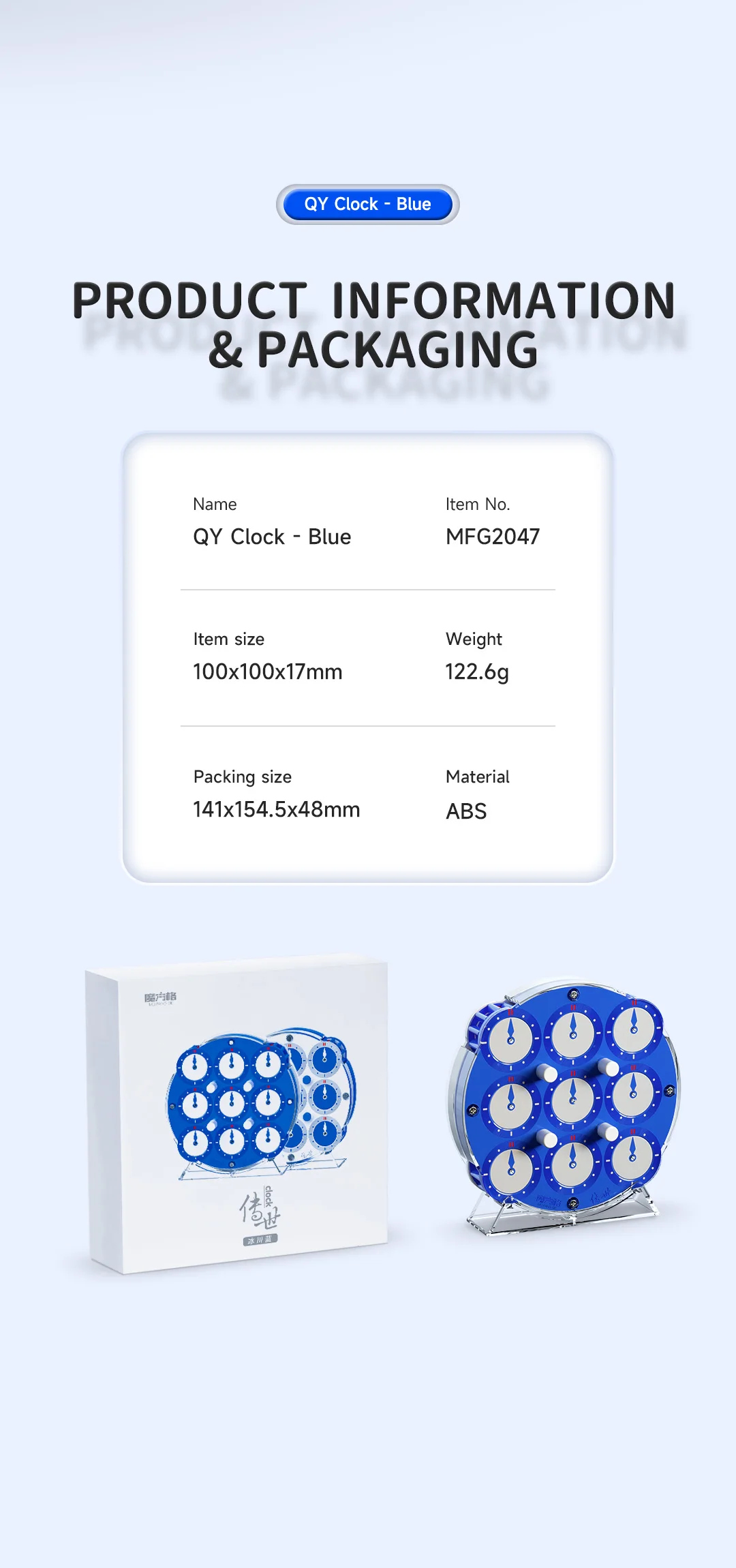 QiYi Speed cube Magic Clock Magnetic Clock Shengshou Magnetic Magic Clock Sengso Clock Profissional Magic Clock Cube toys