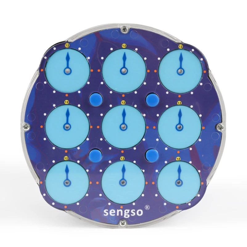 QiYi Speed cube Magic Clock Magnetic Clock Shengshou Magnetic Magic Clock Sengso Clock Profissional Magic Clock Cube toys