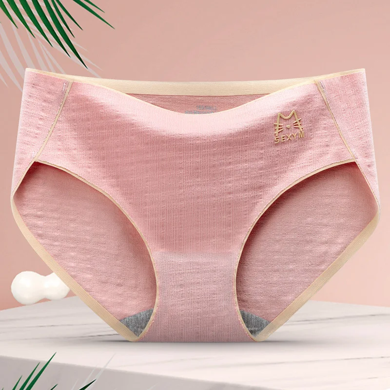 Sexy Underwear Women Cotton Ropa Mujer Antibacterial Seamless Panties Ladies Briefs Girls Lingerie Plus Size Tanga Lenceria New