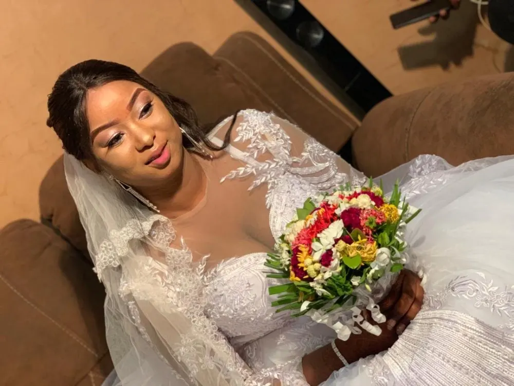 Elegant Vestidos De Noiva Plus Size Wedding Dress Customized Long Sleeve Svatební šaty Ball Gown Lace Cвадебное платье