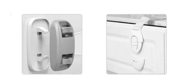 1/3/4Pcs/lot Baby Safety Drawer Door Lock Multi-Function Child Protection Anti-Pinch Cabinet Refrigerator Safety Buckle Plastic