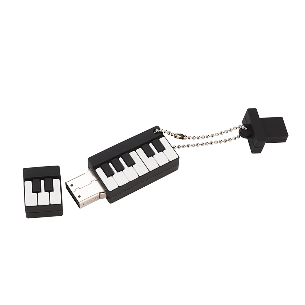 Pendrive 32gb 64gb Cartoon notes USB Flash Drive 4gb 8gb 16gb piano model memory stick 128GB U DISK 2.0 music