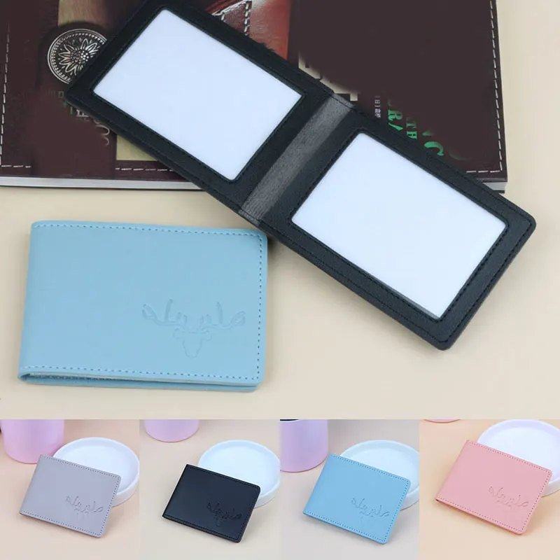 Pu Leather Ultra-thin Driver License Holder Driving License Case ID Bag DIY Cover for Car Driving Documents Folder Wallet Unisex