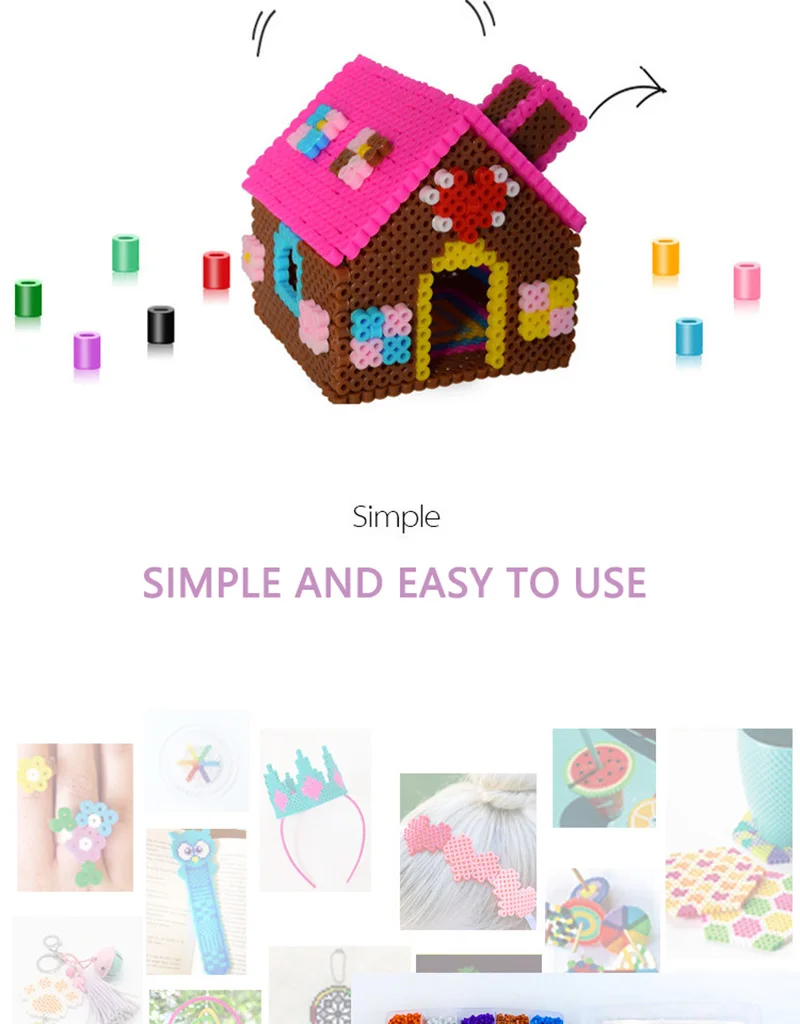 5MM Hama Beads 57 Colors For Choose Kids Education Diy Toys 100% Quality Guarantee New Perler Beads Wholesale