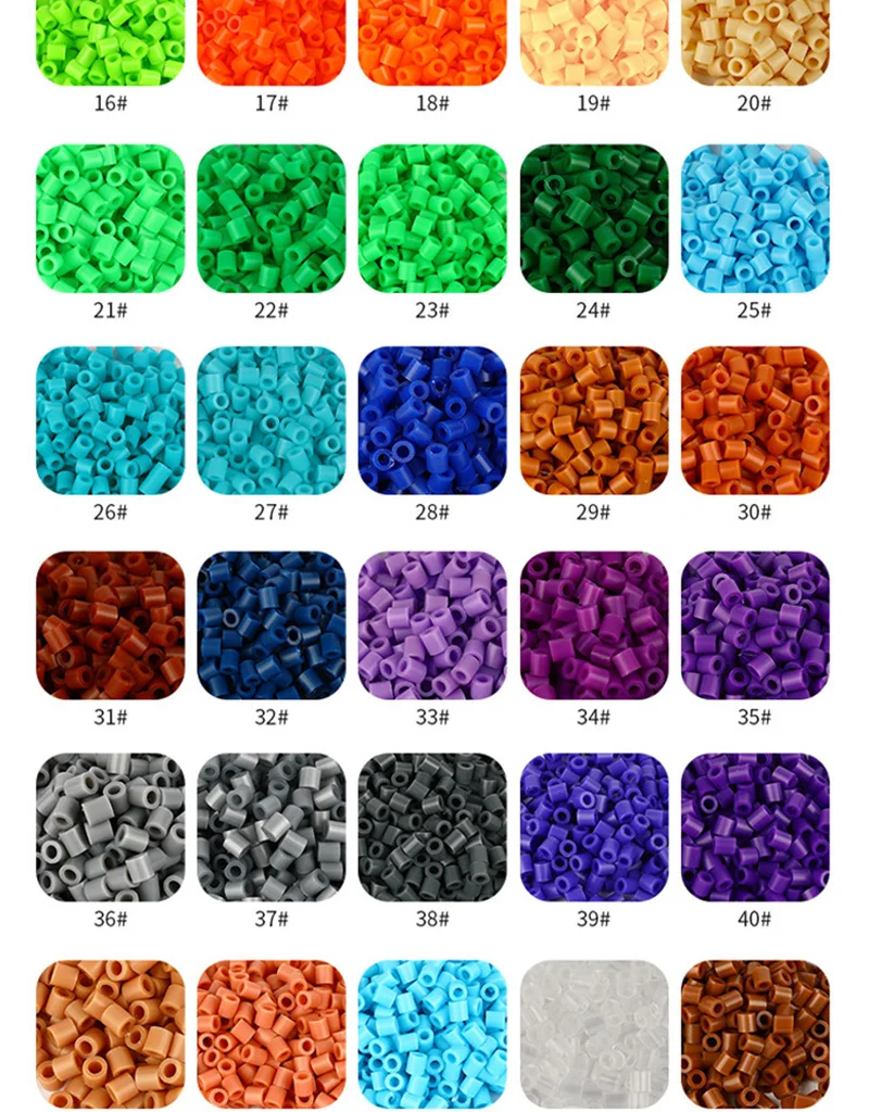 5MM Hama Beads 57 Colors For Choose Kids Education Diy Toys 100% Quality Guarantee New Perler Beads Wholesale