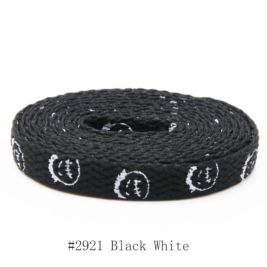 Premium Printed Travis Hip Grimace Letter Design 8mm Flat Shoelaces Shoestring Men Perfect for Jumpman 1 Airforce 11 AF Sneakers