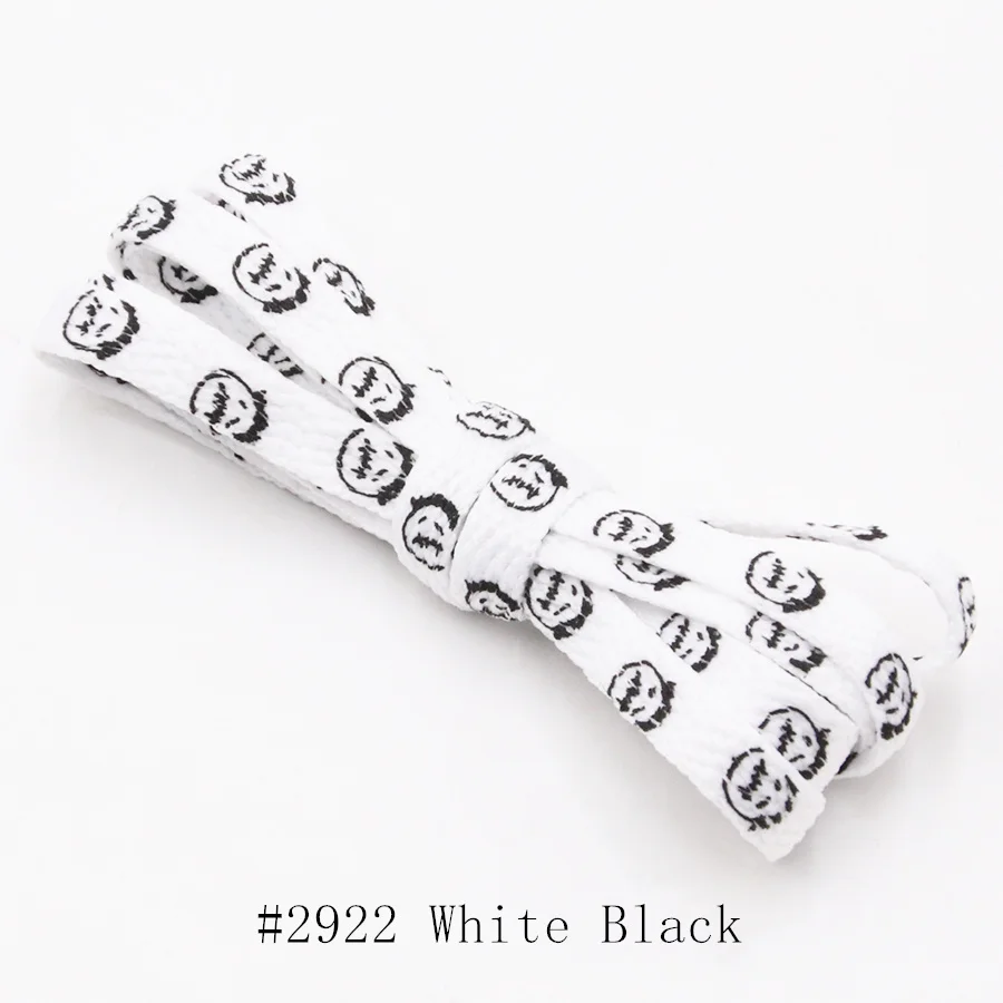 Premium Printed Travis Hip Grimace Letter Design 8mm Flat Shoelaces Shoestring Men Perfect for Jumpman 1 Airforce 11 AF Sneakers
