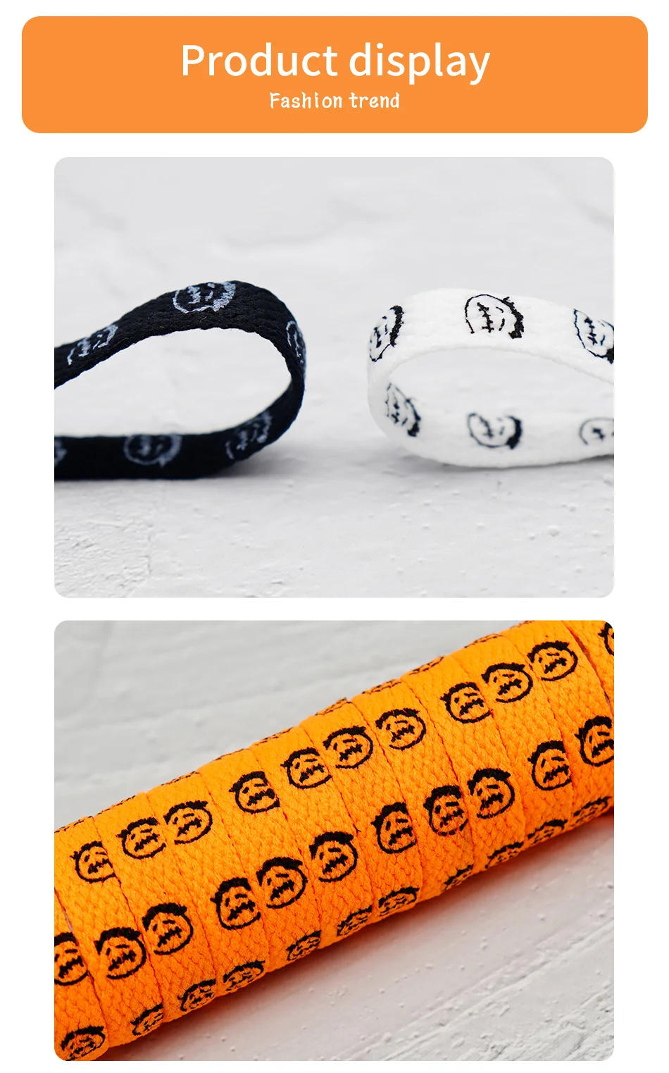 Premium Printed Travis Hip Grimace Letter Design 8mm Flat Shoelaces Shoestring Men Perfect for Jumpman 1 Airforce 11 AF Sneakers