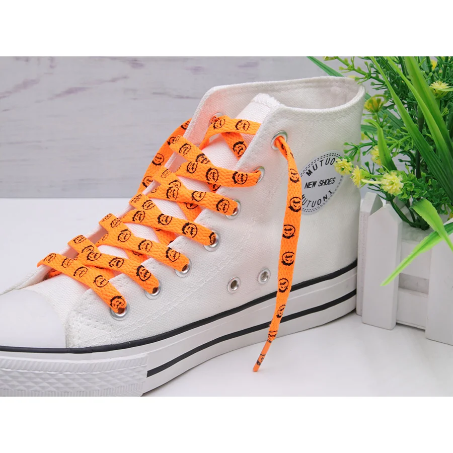 Premium Printed Travis Hip Grimace Letter Design 8mm Flat Shoelaces Shoestring Men Perfect for Jumpman 1 Airforce 11 AF Sneakers