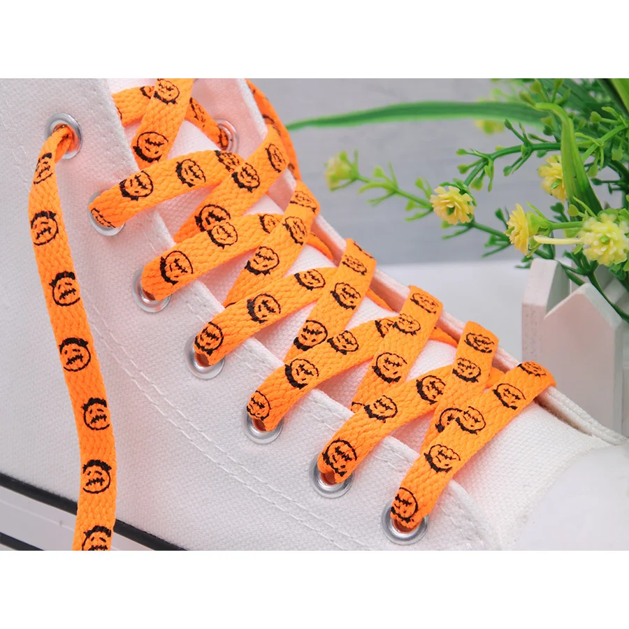 Premium Printed Travis Hip Grimace Letter Design 8mm Flat Shoelaces Shoestring Men Perfect for Jumpman 1 Airforce 11 AF Sneakers