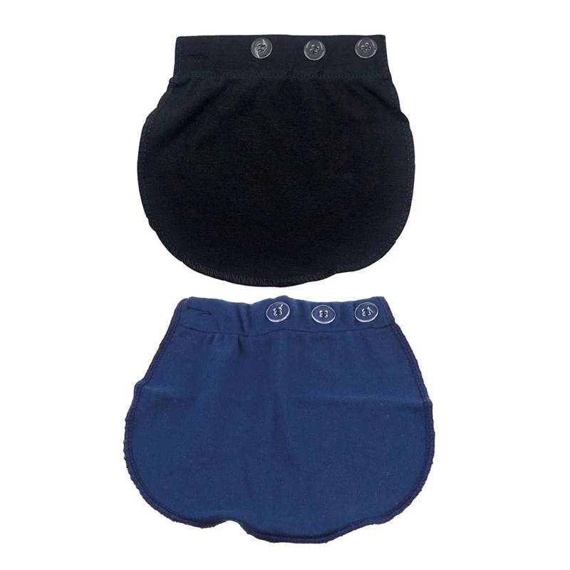 Maternity Pregnancy Waistband Belt Soft Adjustable Elastic Pants Lengthening Waist Extenders Button Mother Loose Pants Belt