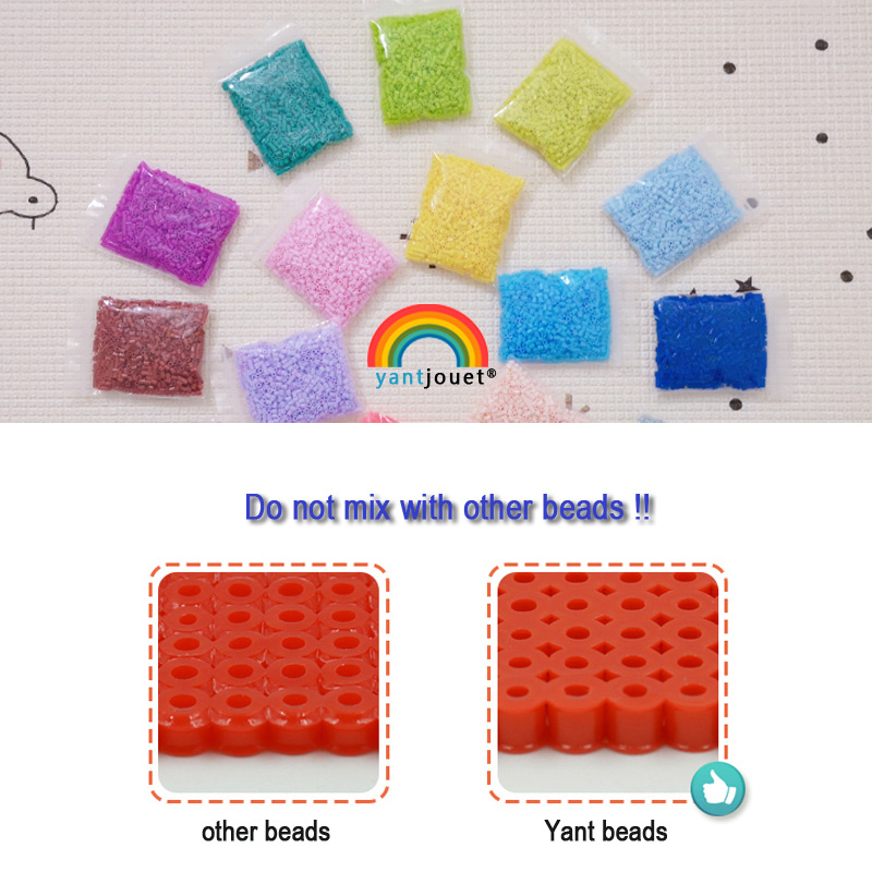 Red Color 5mm 1000PCS Pixel Art Puzzle Hama Beads Iron Fuse Beads Diy Puzzles High Quality Gift Toy